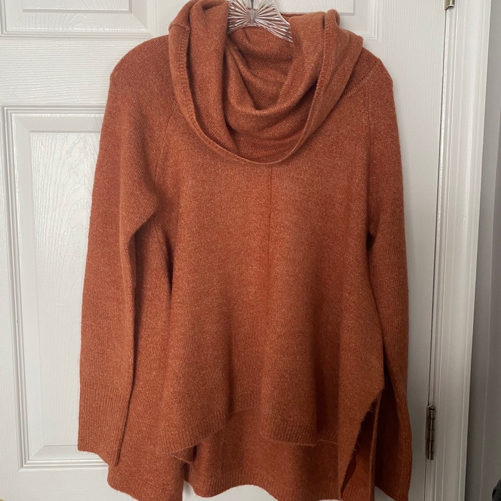 Bronze Cowl Neck Sweater